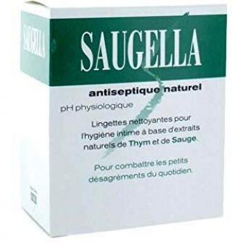 Saugella Antiséptico Natural 10 Toallitas Íntimas Individuales