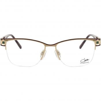 Cazal 1262 002 Armazones para Hombre Dorados con lentes recetados de 52 mm
