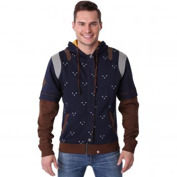The Witcher Grandmaster Sudadera capucha con cremallera azul/marrón L