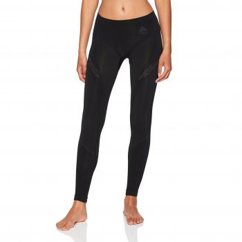 Odlo Pants Evolution Warm Muscle Force Leggings, Todo el año, Mujer, Color Black/Odlo Graphite Grey, tamaño Medium