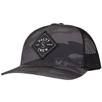 Salty Crew Gorra Sea Line Retro - Gorra de estilo retro, diseño clásico, ajuste ajustable, logo bordado en la parte frontal, visera curva, material de alta calidad y durabilidad
