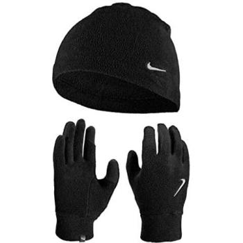 Set gorro y guantes Nike Fleece negro mujer - XS-S, incluye gorra y guantes de material Fleece, color negro, diseñado para mujeres en tallas XS-S