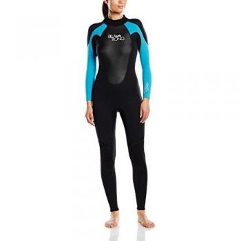 Billabong Women's Launch, Traje de neopreno de surf para mujer 3/2 completo, color Turquesa, talla 14