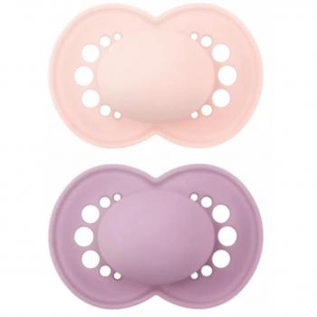 MAM Original Chupetes 6+ Mate Silicona Femenino 2uds