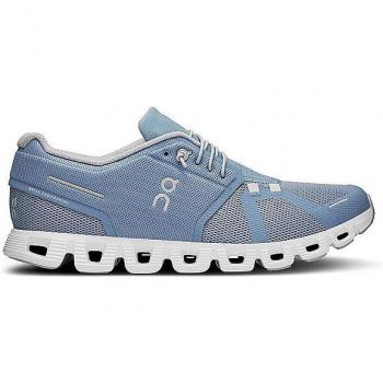On Cloud 5 Men's Low-Top Sneakers - Color: Light Blue, Size 44