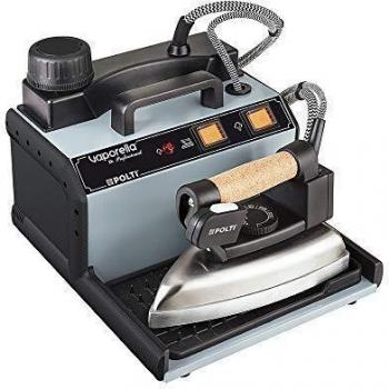 Polti Vaporella 2H Profesional - Centro de planchado, capacidad 1,1l, plancha profesional con suela de aluminio y mango de corcho