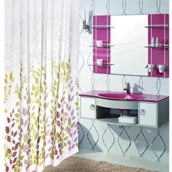 SUN-Pastoral estilo PEVA / cortina de ducha de polišŠster Impermeable y Mildew resistente conjunto con ganchos , plastic] wide 140x high 180cm