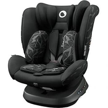 LIONELO Bastiaan One silla de coche bebe desde el nacimiento hasta los 36 kg, giratoria a 360 grados, Isofix Top Tether cinturón de seguridad de 5-puntos, Certificado TUV