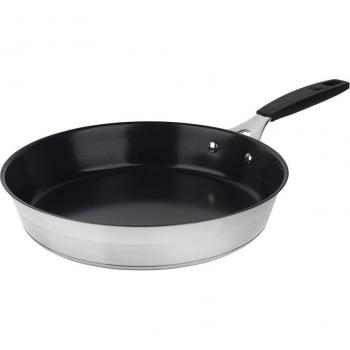 Sartén Antiadherente Masterpro Ø 28 Cm Plateado Acero Inoxidable.