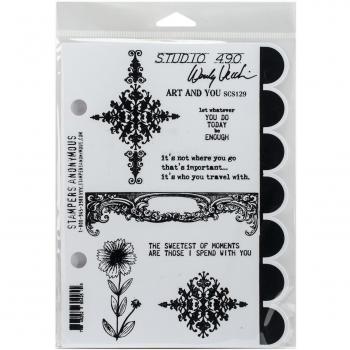 Wendy Vecchi Cling Rubber Stamp -Art & You