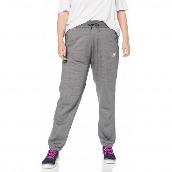 NIKE W NSW Pant FLC REG Plus Pantalones, Mujer, Charcoal Heathr/Dark Grey/Whit, 3X