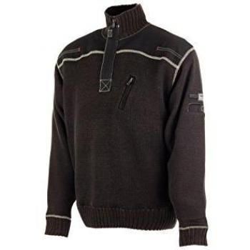 Sudadera de punto con media cremallera Mascot® Naxos, color negro, talla 2XL