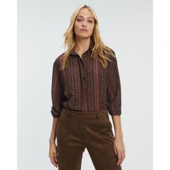 Paz Torras - Camisa de mujer estampada de manga larga