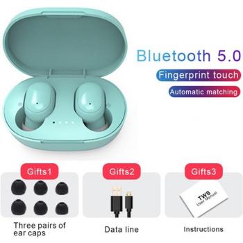 Auriculares Inalámbricos TWS A6S Bluetooth 5.0 con Micrófono y Cancelación de Ruido para Xiaomi, iPhone, Huawei y Samsung
