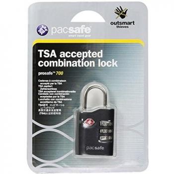 Pacsafe Prosafe Candado para Equipaje 6 Centimeters Negro