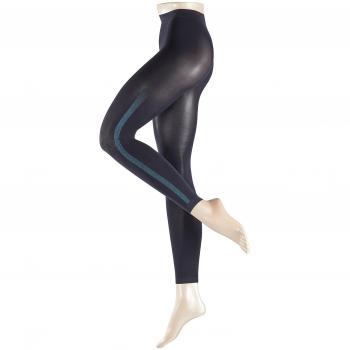 FALKE Deep Night, Leggings para Mujer, Azul