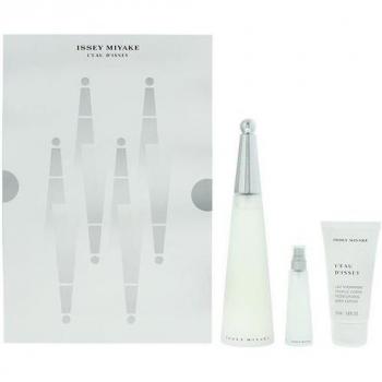 Issey Miyake L'Eau D'Issey Women's Eau De Toilette Gift Set 100ml + 10ml + Body Cream 50ml