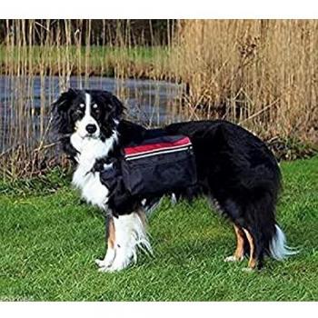 Trixie Mochila para Perros, L, 28x18 cm, Negro