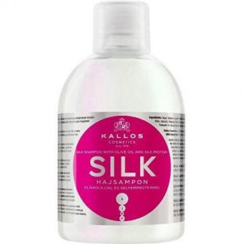 Kallos Silk Shampoo with Olive Oil and Silk Protein 1000 ml, White