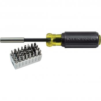 Klein Tools Magnetic Screwdriver Set with 32 Tamperproof Bits
