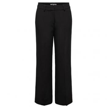 Pantalón Largo Solo Kayle Orleen para Mujer, Negro, Corte Recto, Talla 40 x 32