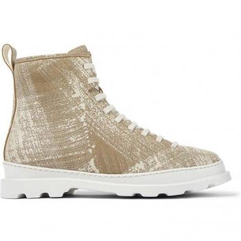 CAMPER Brutus - Men's Ankle Boots - White/Grey, Size 40/7, Suede