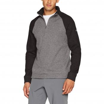 Craghoppers Norton Media Cremallera de Forro Polar, Hombre, Color Black Pepper/Quarry Grey, tamaño Medium