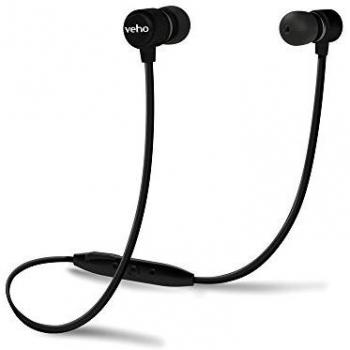 Veho ZB-2 Dentro de oído, Banda para Cuello Binaurale Inalámbrico Negro - Auriculares