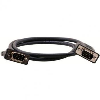 Cable VGA Micro 15 Pines HD Macho a 15 Pines Macho 3 Metros Negro