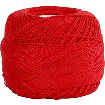 Hilo de Algodón Mercerizado Rojo 20g - 1 Bobina
