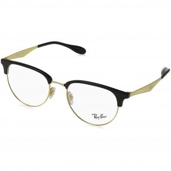 Ray-Ban Women's 0RX 6396 5784 53 Optical Frames, Black