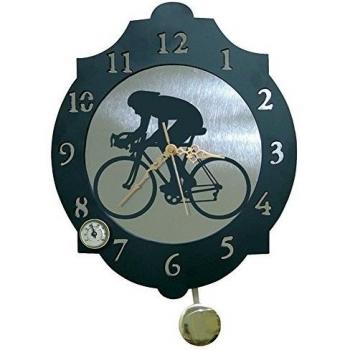 IMEX EL ZORRO El Zorro 11321-Reloj Ciclista, 374 x 312 mm, Metal, Gris, 40x34x7 cm