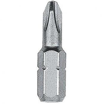 Witte 27013, Caja de Puntas Phillips Standard Guía 1/4 Corta, Color Negro (PH3x32 mm) - Pack de 50