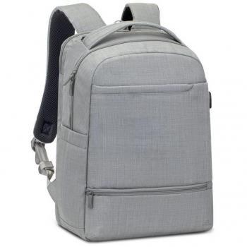 Maletín para Portátil Rivacase Biscayne Gris 15,6