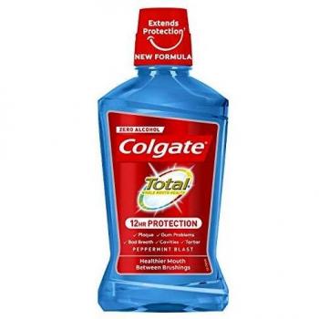 Colgate Total Azul 12 HORAS PRO Guard ENJUAGE BUCAL 500ML
