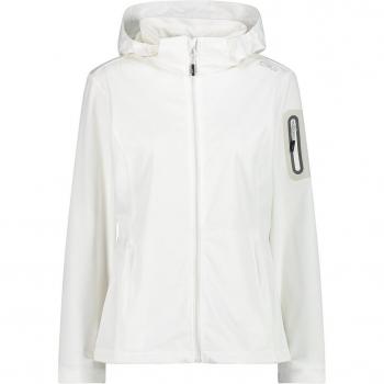 Chaqueta con capucha CMP Softshell Ligera Blanca Mujer - XL
