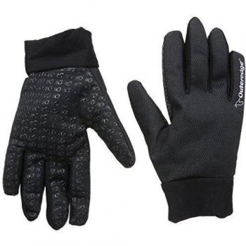 Outeredge - Guantes para hombre, talla X-S, color negro