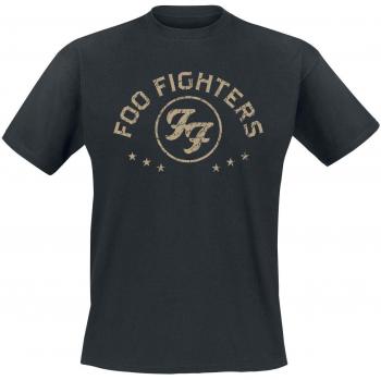Foo Fighters Arched Star T-Shirt - Black - Men's Sizes S to XXL - 100% Cotton