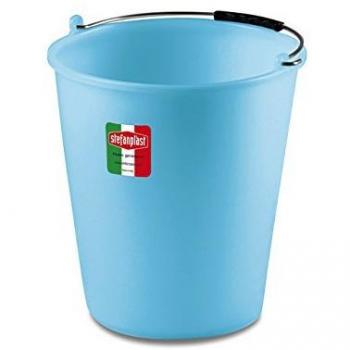 Cubeta Plástica 9 Litros Azzurro Sin Pico con Asa Stefanplast