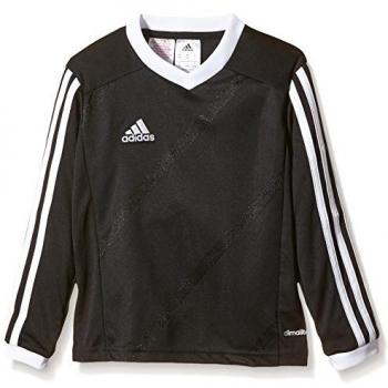 adidas Tabe 14 LS JSY - Camiseta para hombre, color negro / blanco, talla S