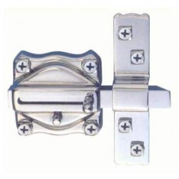 Cerrojo FAC 427R/65 Niquel Izquierda con Llave y Botón Pequeño