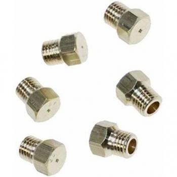 Kit de Inyectores de Gas Butano/Propano Original para Placa de Cocción Bosch, Siemens, Neff, Viva, Constructa, Blaupunkt y Junker - 00635831