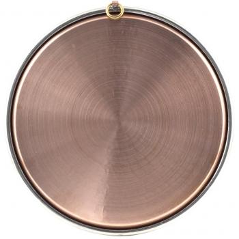 Tortiera de Cobre Martillado para Farinata con Orla, 38 cm
