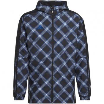 Chaqueta cortavientos adidas Tiro Winterized azul para hombre, modelo HN5509