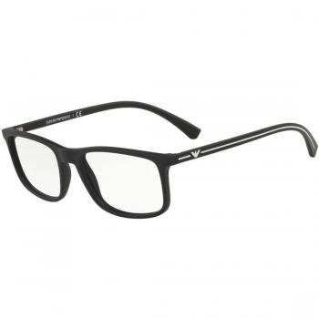 Emporio Armani EA3135F Asian Fit 5063 Men's Eyeglasses Black Size 55 - Blue Light Block Available