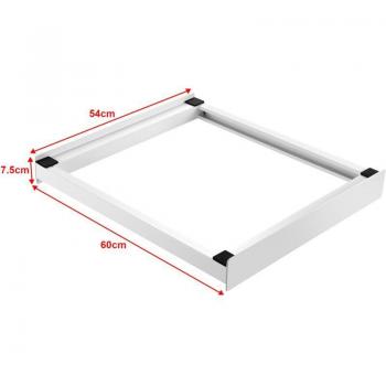 Kit de Superposición para Lavadora y Secadora Estándar 60 cm Blanco - Carga 100 kg
