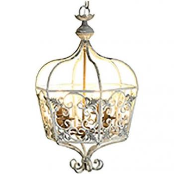 Lámpara de techo metal vintage envejecido 51x44x76,5 cm