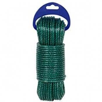 Rombull ronets M285717 - Cuerda plastificada verde 25 mt