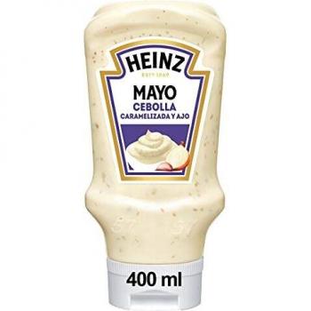 Heinz salsa Mayonesa con Cebolla Caramelizada y Ajo envase 395g con Huevos Camperos