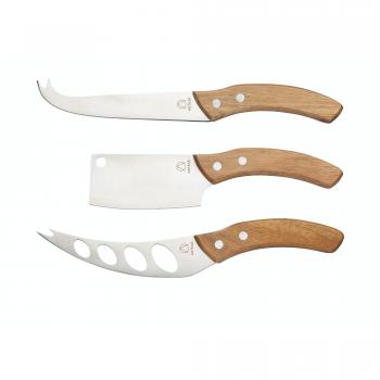 Artesà Exclusivo Juego de 3 Cuchillos Premium para Queso en Elegante Caja de Regalo